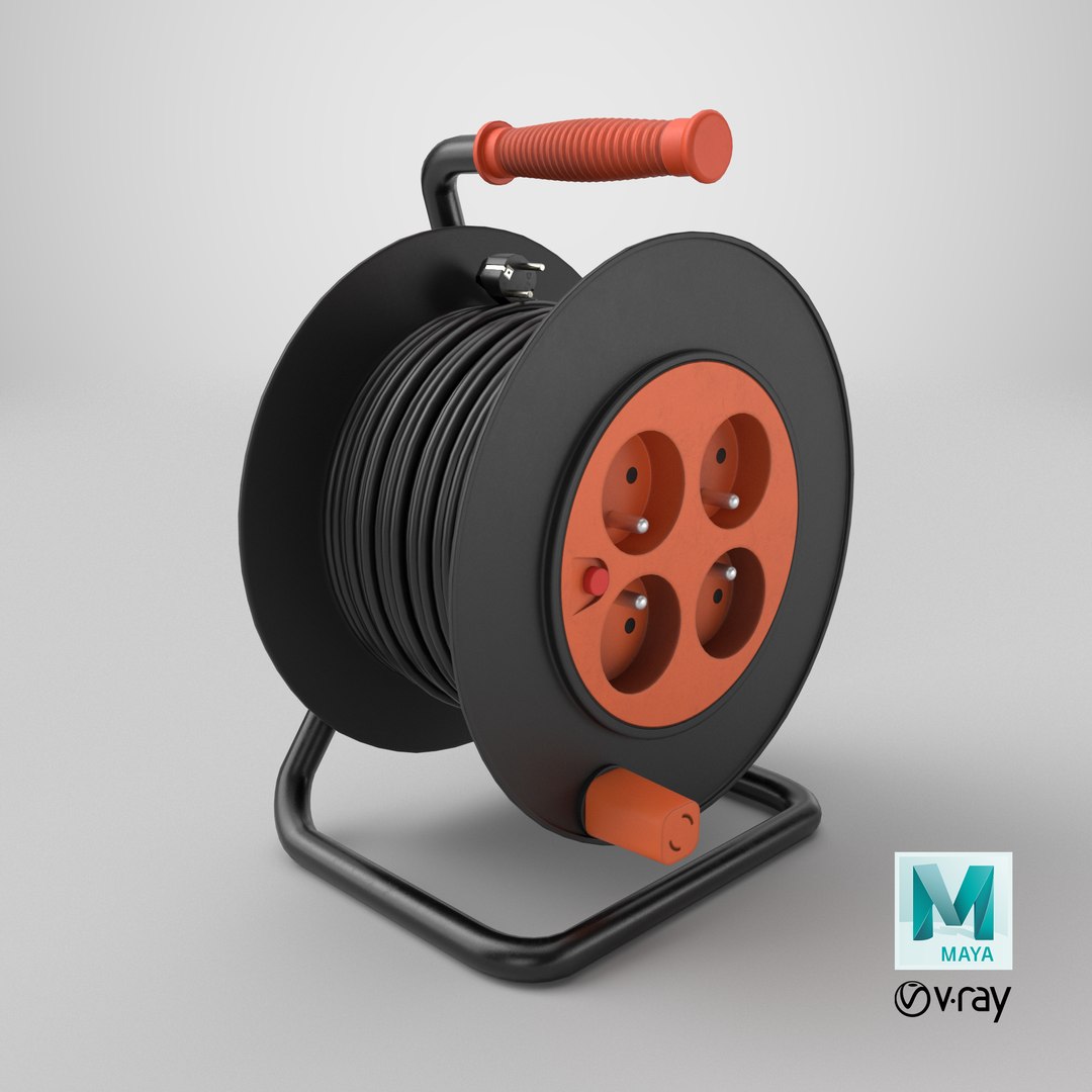 3D Extension Cable Reel https://p.turbosquid.com/ts-thumb/rJ/VPSBxj/LD/stemcell_maya_vray_render/png/1720020176/1920x1080/fit_q87/e612d20d61af0527ca45cf8cbb5b27adaed0965c/stemcell_maya_vray_render.jpg