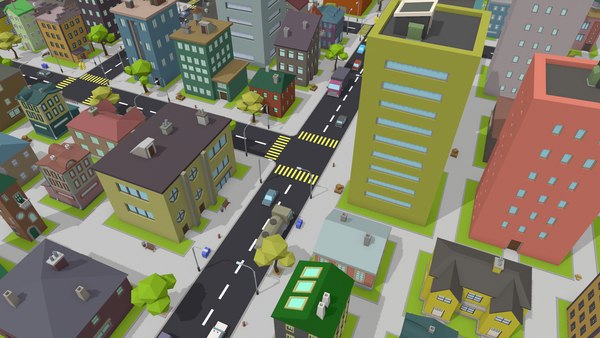 City pack 3D model - TurboSquid 1282246