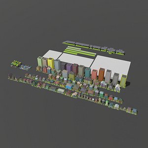 LowPoly City Pack