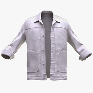 3D Man and Woman in Jacket 14 model