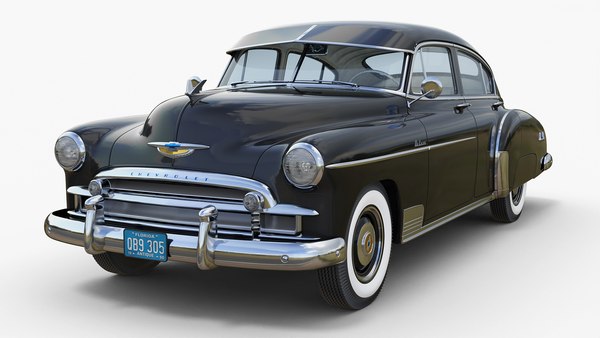 1950 Chevrolet Fleetline Deluxe (Equipado) Modelo 3D - TurboSquid 1004660