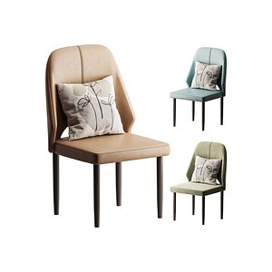 3D Bordered Sturdy Faux Leather Upholstered model