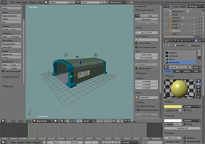 3d model galpon