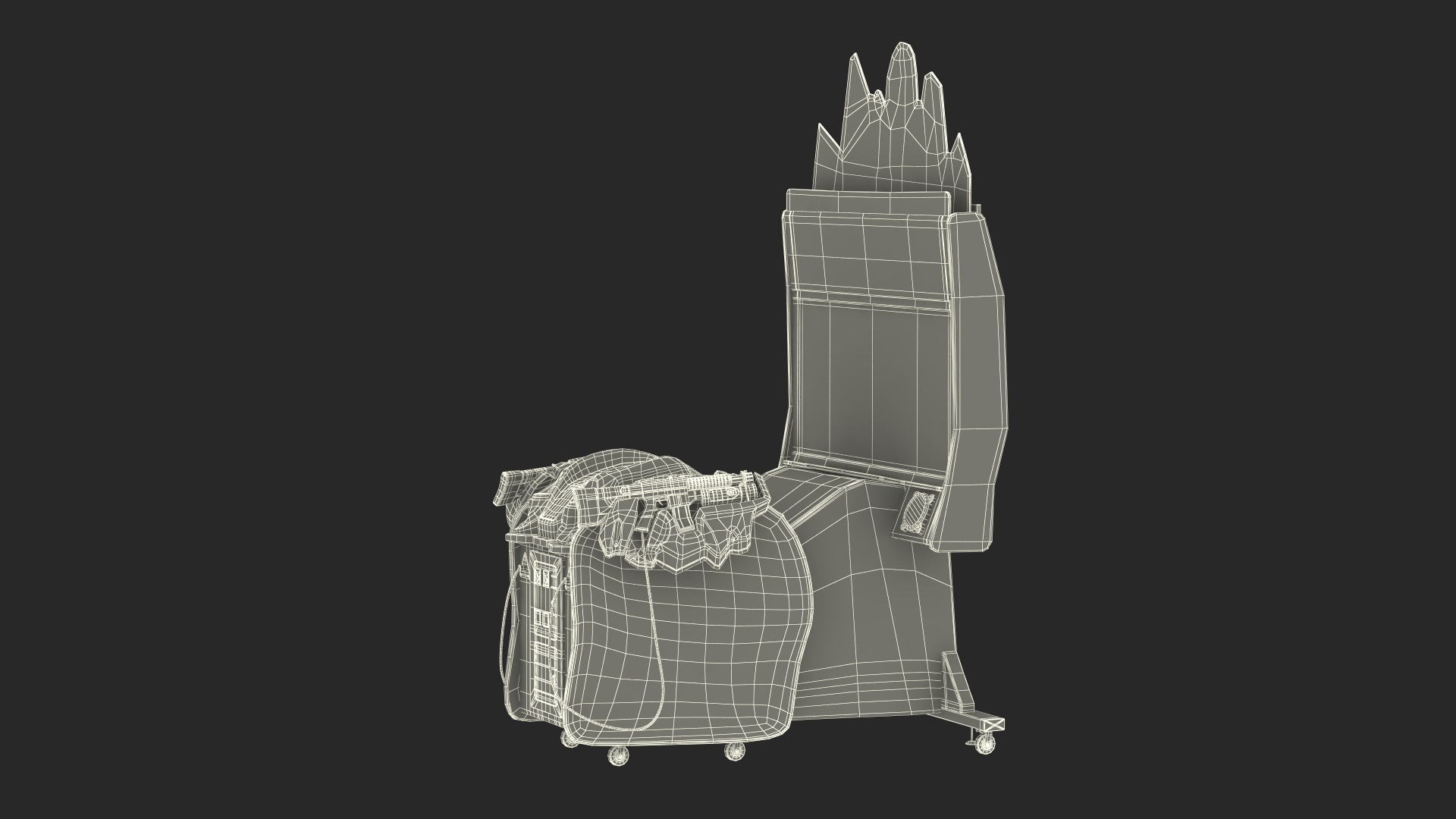 Namco Aliens Armageddon Arcade Machine Off State 3D Model - TurboSquid ...