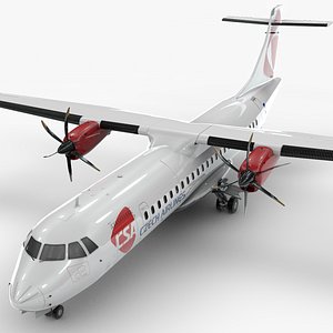 3D ATR 72 CZECH AIRLINES L2018 model
