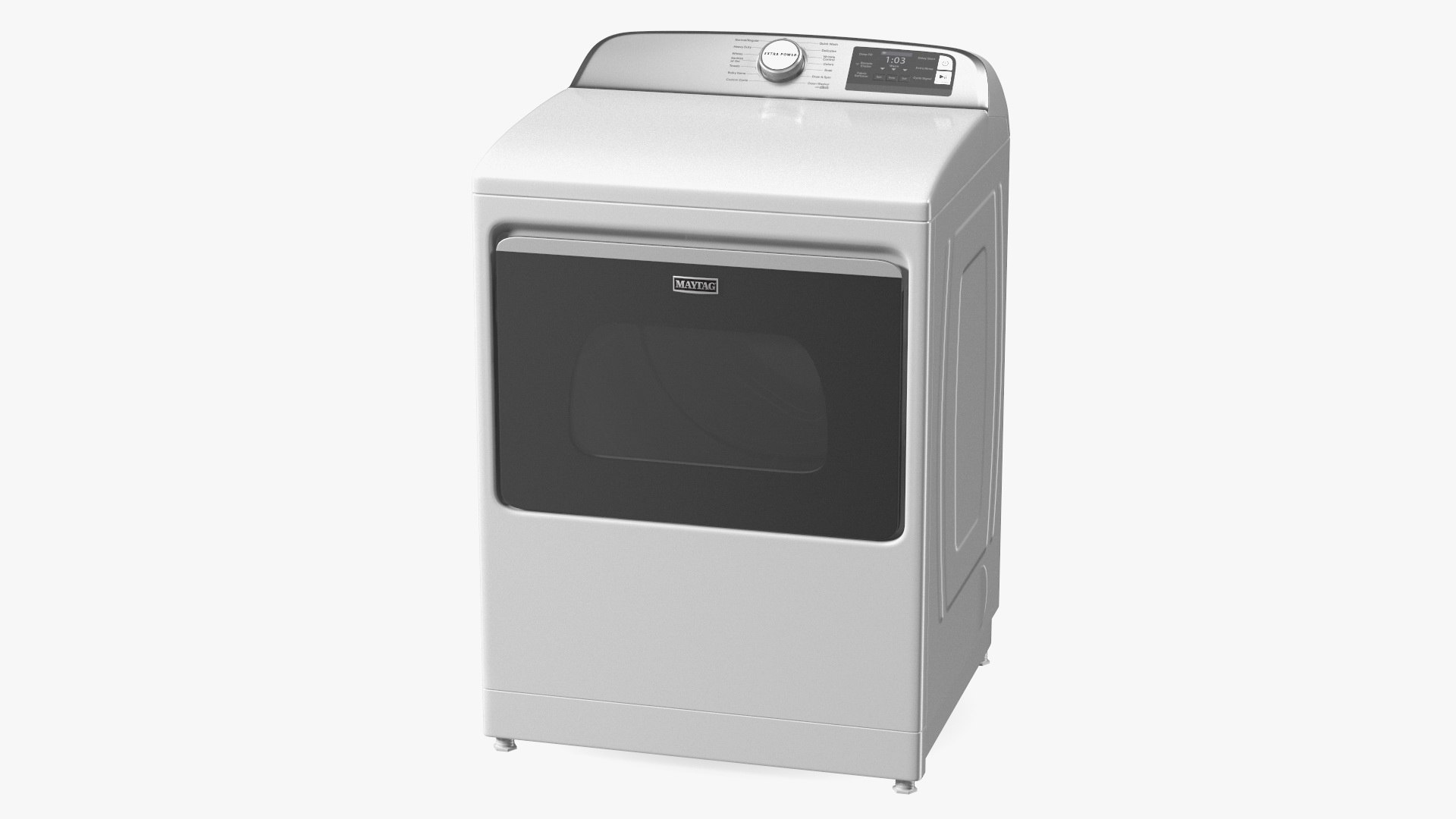 3D Top Load Dryer Machine Maytag White TurboSquid 2097568