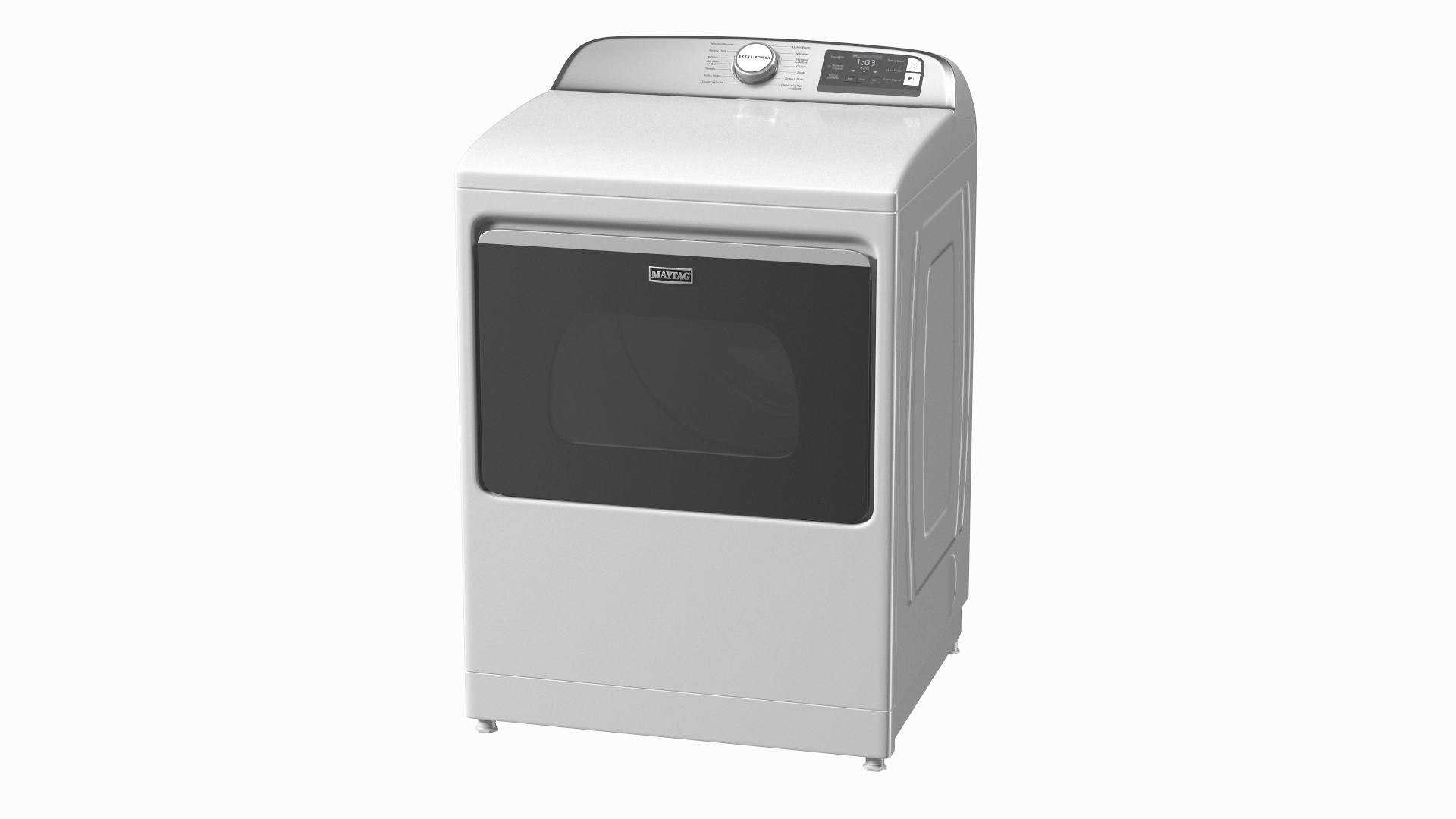 3D Top Load Dryer Machine Maytag White TurboSquid 2097568