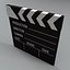 3d clapboard v2 model