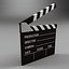 3d clapboard v2 model