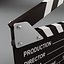 3d clapboard v2 model