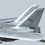 3d model of concept fighter f-14z- stealth