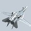 3d model of concept fighter f-14z- stealth