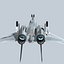 3d model of concept fighter f-14z- stealth