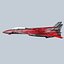 3d model of concept fighter f-14z- stealth