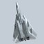 3d model of concept fighter f-14z- stealth