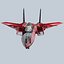 3d model of concept fighter f-14z- stealth