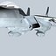 3d model of concept fighter f-14z- stealth