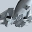 3d model of concept fighter f-14z- stealth