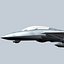 3d model of concept fighter f-14z- stealth