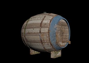 barrel industrial container model