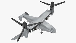 3D Bell V 247 Vigilant Combat Drone