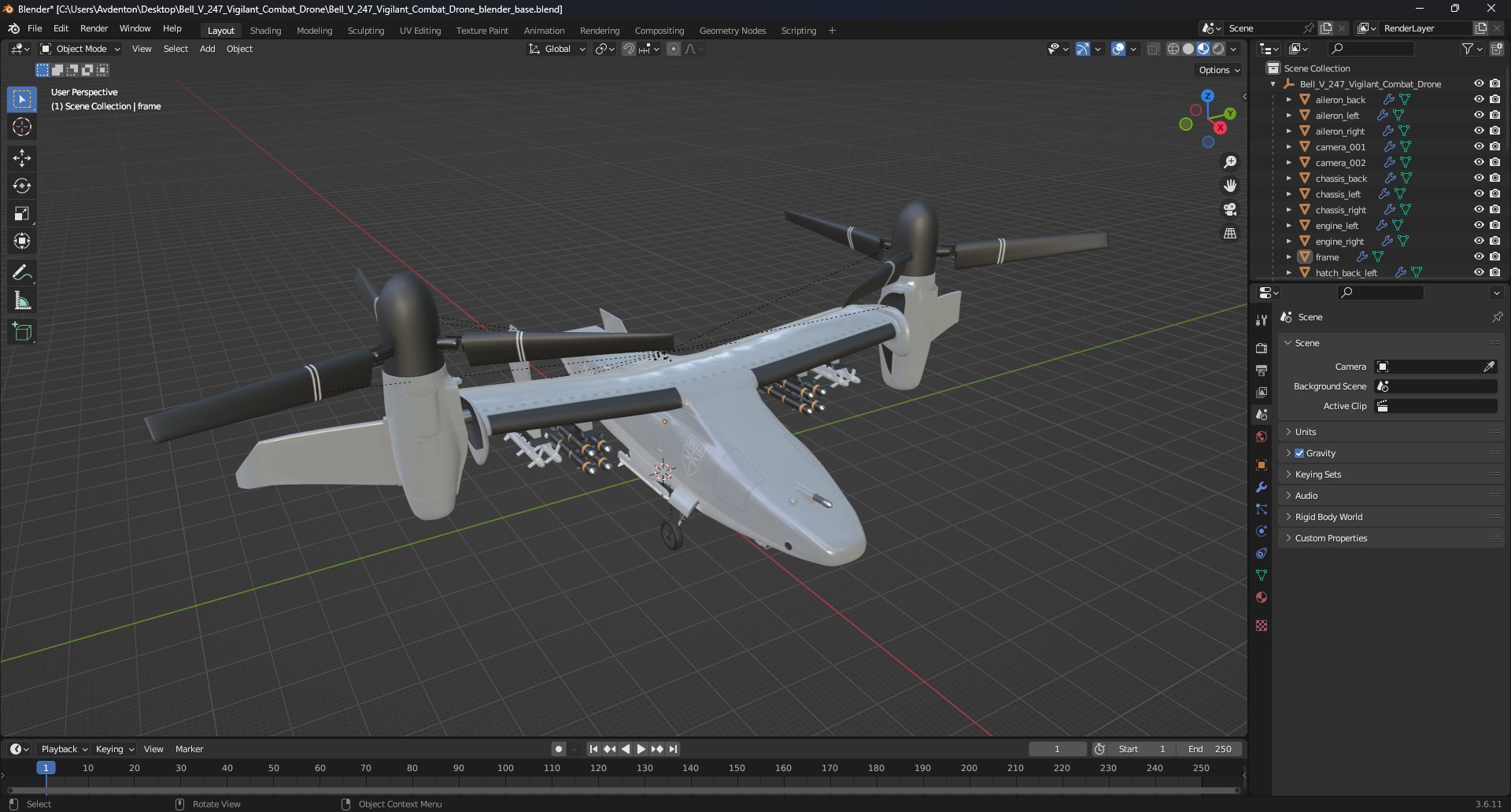 3D Bell V 247 Vigilant Combat Drone https://p.turbosquid.com/ts-thumb/rJ/uqQpxF/bx/bellv247vigilantcombatdronemb3dmodel030/jpg/1725519904/1920x1080/fit_q87/9561e3fd86528da17550e7d0d394a3142c1a6d76/bellv247vigilantcombatdronemb3dmodel030.jpg