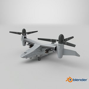 3D Bell V 247 Vigilant Combat Drone