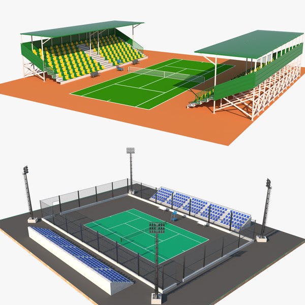 Tennis Court Collection 2 3D model