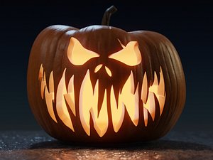 halloween pumpkin 3D