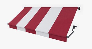 3D model cloth awning