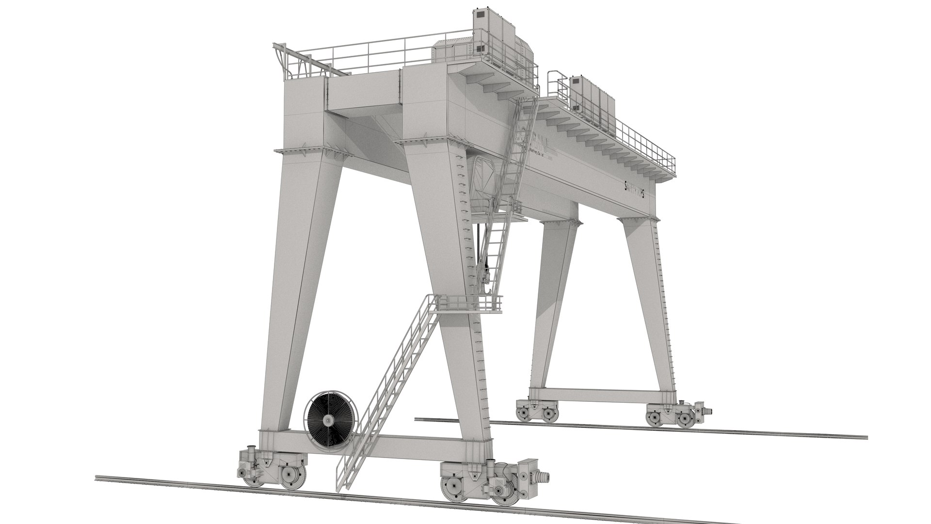 Double Girder Gantry Cranes 3D model https://p.turbosquid.com/ts-thumb/rJ/zAsR7X/yY/doublegirdergantrycranes17/jpg/1772463306/1920x1080/fit_q87/37fced3af0bc5ba70ae1da090745d7013072639b/doublegirdergantrycranes17.jpg