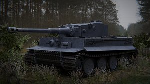 3D model Tank Tiger 1
