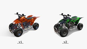 Quad Bike 3D model