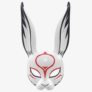 Rabbit festive face mask