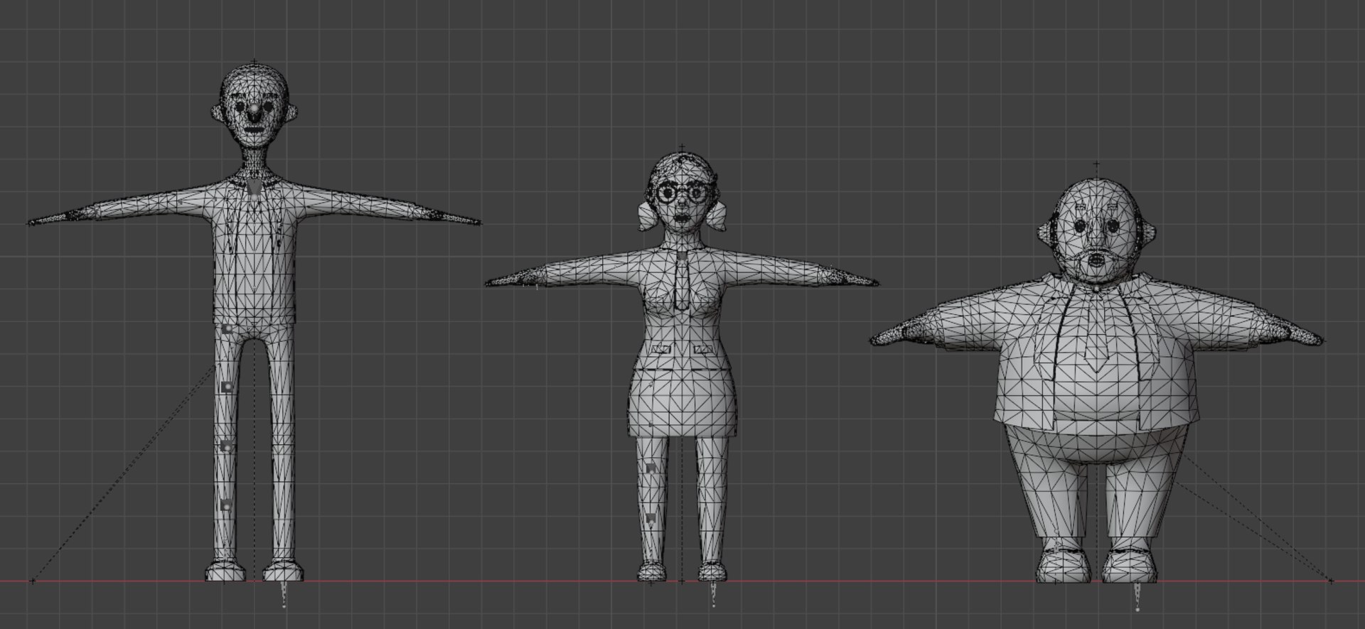 6 Cartoon Zombie APOCALYPSE Characters with Rig and Blendshapes Pack model https://p.turbosquid.com/ts-thumb/rK/6QU0wB/OM/wire2/png/1734685814/1920x1080/fit_q87/11abc56816ad06cf3e088c673cc49ba543587f1f/wire2.jpg