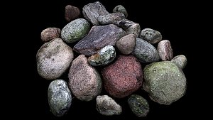 stones field pebbles photogrammetry FREE