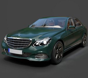 Mercedes-Benz E-Class Luxury Executive Car - Hyper-Detailed 3D Asset 3D
