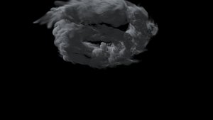 Swirly Menacing Clouds