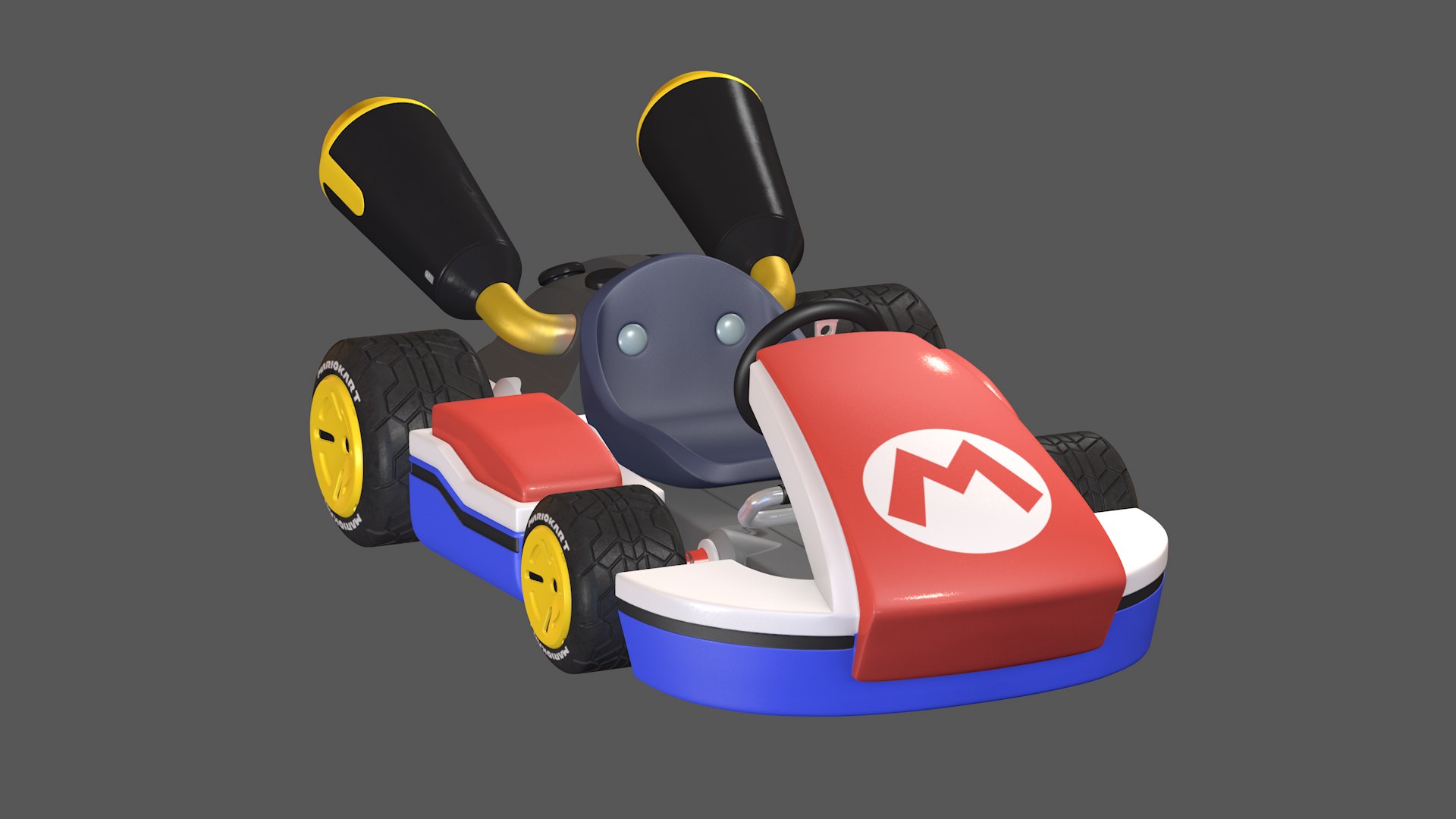 Kart Super Mario 3d Model Turbosquid 1627633 5686