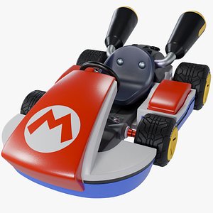 Standart Kart Super Mario Assets Go Cart