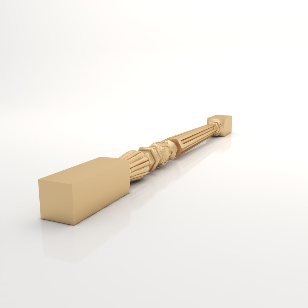 3D Architectural Column Decor Model - TurboSquid 1165659