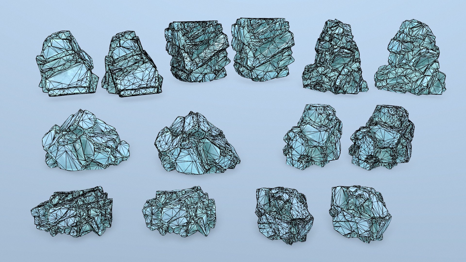 Ice Rocks 3D Model - TurboSquid 2176510
