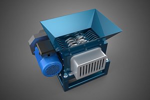 STANDARD ELECTRIC INDUSTRIAL SHREDDER GRINDER CRUSHER MACHINE 2 3D