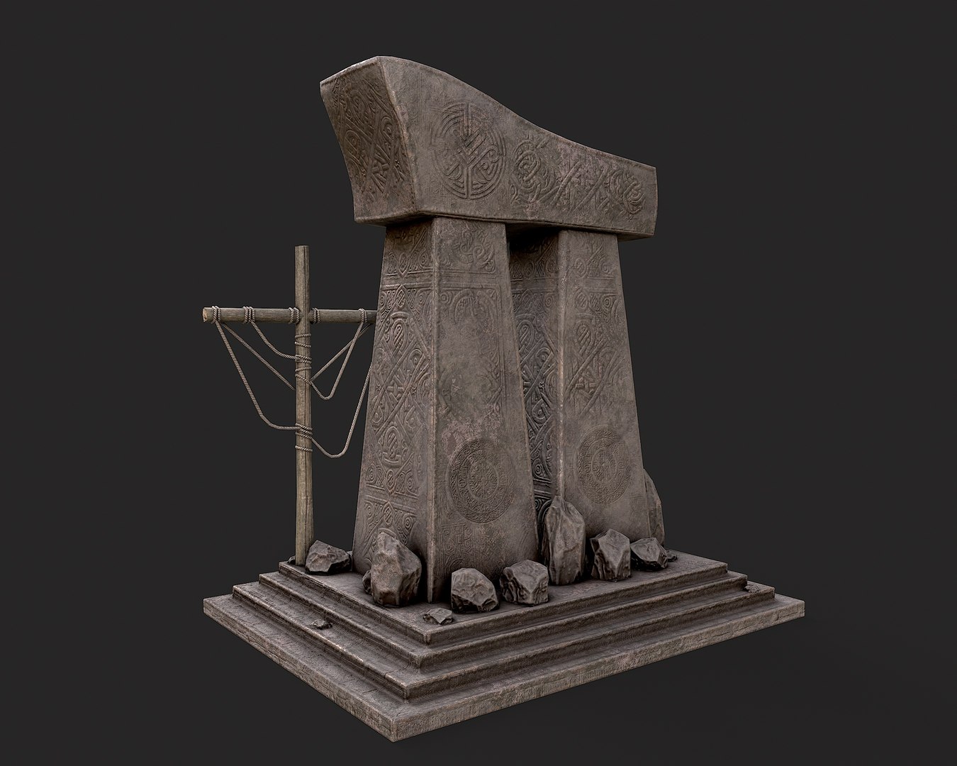 3D model Viking Runestone Totem Collection https://p.turbosquid.com/ts-thumb/rK/Uq18lj/Fl/tbrender_viewport_034/jpg/1752441955/1920x1080/fit_q87/944291d1e46894ae32c4b76c07e6e0f6cbdce82c/tbrender_viewport_034.jpg