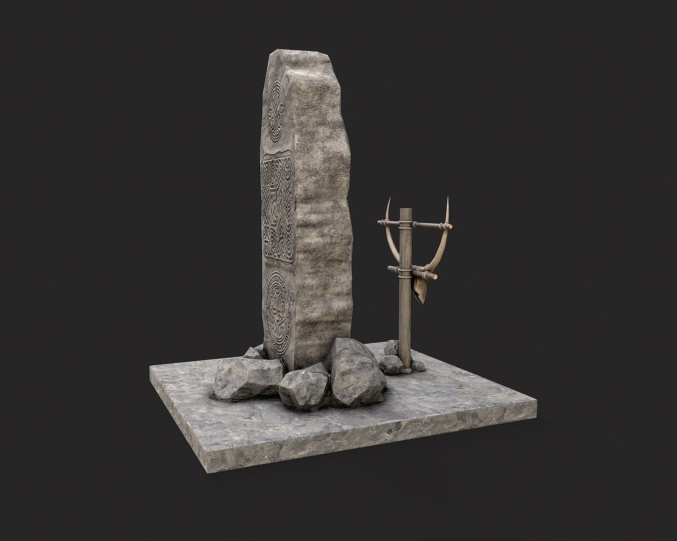3D model Viking Runestone Totem Collection https://p.turbosquid.com/ts-thumb/rK/Uq18lj/eQ/tbrender_viewport_021/jpg/1752441450/1920x1080/fit_q87/b39de220fff6b0a763b287988eb06ef5fe71e462/tbrender_viewport_021.jpg