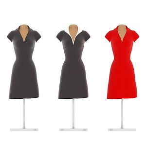 dress mannequin 3D model