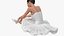 Ballet Dancer in Tutu Outfit Rigged for Maya 3D model