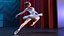 Ballet Dancer in Tutu Outfit Rigged for Maya 3D model