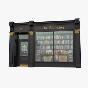 Realistic Storefront - Bookshop