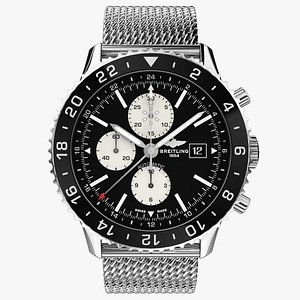 3d breitling chronoliner model